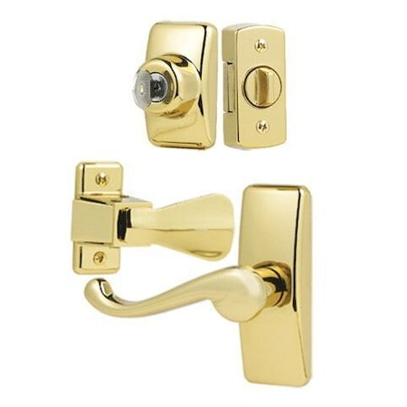 Strybuc Lever Keyed Deadbolt Latch Set 17-25BRSK